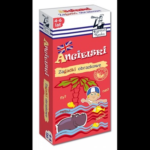 Kapitan Nauka: Zagadki obrazkowe - Angielski 4-6