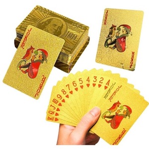 Karty eleganckie banknot dolar złote talia