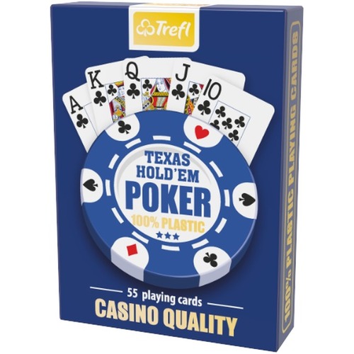 Karty Trefl - Texas Hold\'em Poker - Casino Quality 100% Plastic