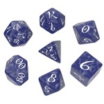 Komplet Kości Classic RPG Dice Set - Kobaltowo-biały