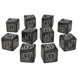 Komplet kości D6: Gra o Tron - Nocna Straż