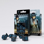 Komplet Kości - RPG Galaktyczne - Czarno-niebieski