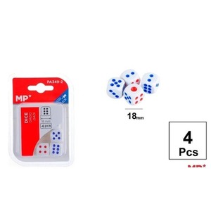 Kostka do gry 18mm 4szt