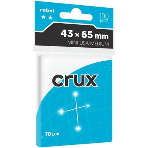 Koszulki na karty Rebel (43x65 mm) Crux Medium, 100 sztuk