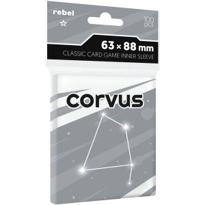 Koszulki na karty Rebel (63x88 mm) "Classic Card Game Inner Sleeve", 100 sztuk