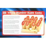 Kubb numeryczny (czerwony) - gra plenerowa (700808)