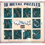 Łamigłówki metalowe 10 szt. ZESTAW NIEBIESKI