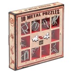 Łamigłówki metalowe 10 szt. ZESTAW CZERWONY