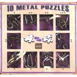 Łamigłówki metalowe 10 szt. ZESTAW FIOLETOWY