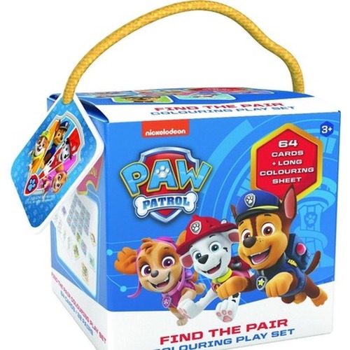 Memory 64 karty + kolorowanka Psi Patrol