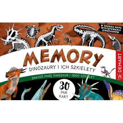 Memory. Dinozaury i ich szkielety