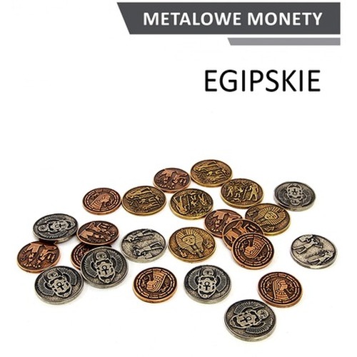 Metalowe Monety - Egipskie (zestaw 20 monet)