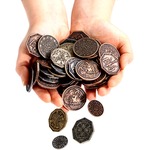 Metalowe Monety - Krasnoludzkie (zestaw 24 monet)