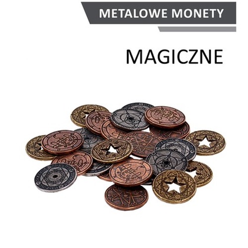 Metalowe monety - Magiczne (zestaw 20 monet)