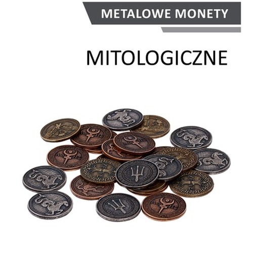 Metalowe monety - Mitologiczne (zestaw 20 monet)