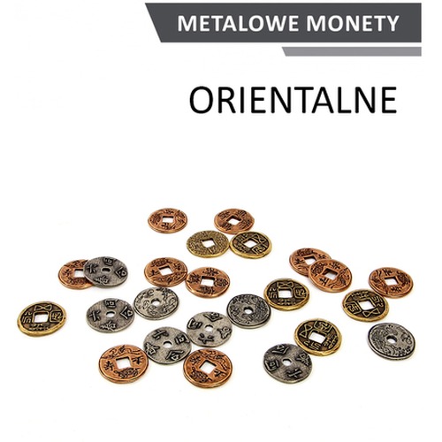 Metalowe Monety - Orientalne (zestaw 24 monet)