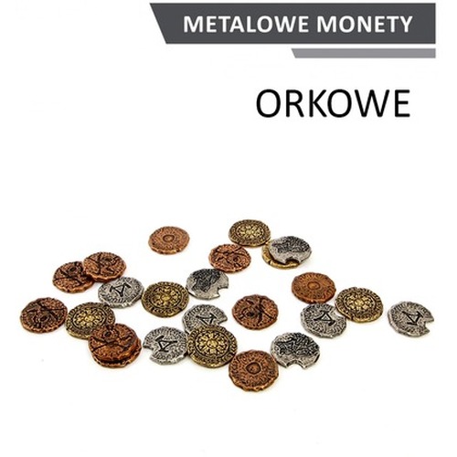 Metalowe Monety - Orkowe (zestaw 20 monet)