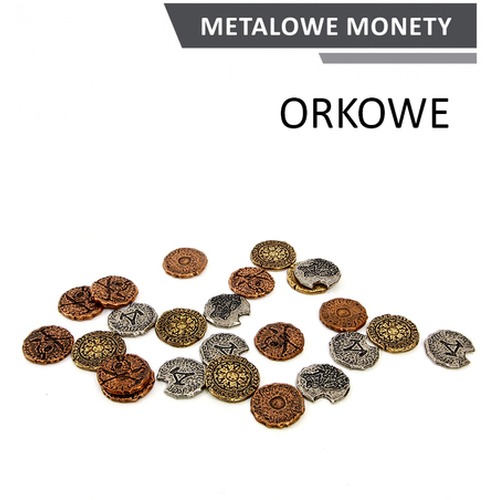 Metalowe Monety - Orkowe (zestaw 24 monet)