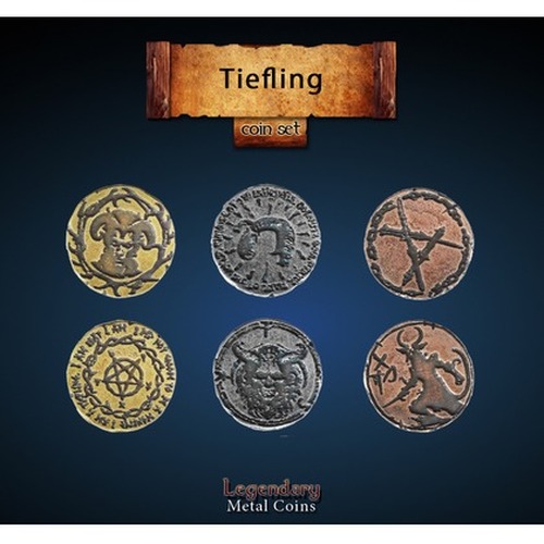 Metalowe Monety - Tiefling