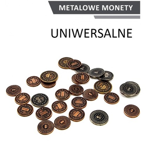 Metalowe Monety - Uniwersalne (zestaw 24 monet)