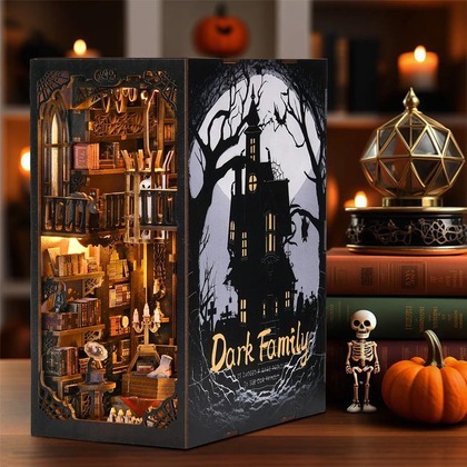 Miniaturowy domek Book Nook Dracula family