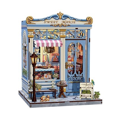 Miniaturowy domek Book Nook Słodka czekolada