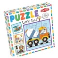 Moje pierwsze puzzle: Ruszajmy w drogę! 4x6el.