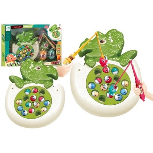 Łowienie rybek z dźwiękiem dinozaur