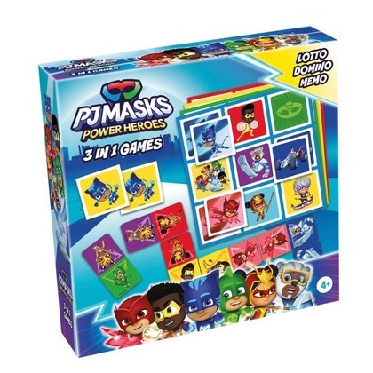 Pidżamersi 3w1 Lotto, Domino, Memo