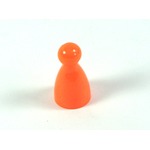 Pionki do gry z główką - pomarańczowe - pakiet 100 szt.