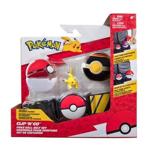 Pokemon: Pas Clip \'N\' Go Pokeball Premium + Pikachu