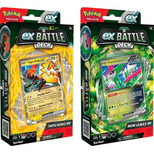 Pokemon TCG: Battle Deck - Tapu Koko ex/Iron Leaves ex Bundle (6)