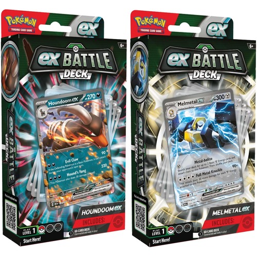 Pokemon TCG: Ex Battle Deck - Melmetal ex and Houndoom ex Display (6)