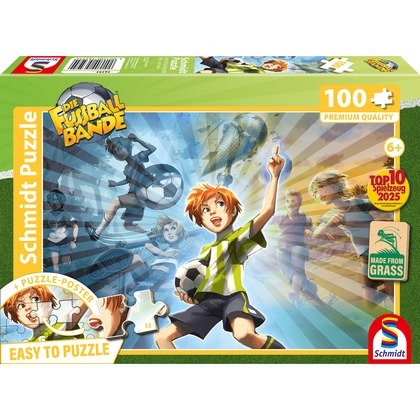 PQ Puzzle 100 el. PIŁKARZE Wola walki