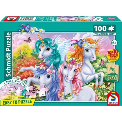 PQ Puzzle 100 el. Zdjęcie jednorożców