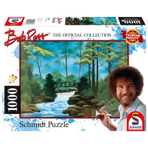 PQ Puzzle 1000 el. BOB ROSS Samotny most