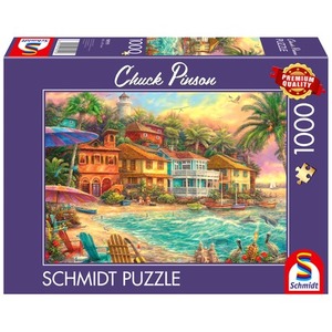 PQ Puzzle 1000 el. CHUCK PINSON Życie na wyspie