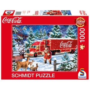 PQ Puzzle 1000 el. COCA-COLA Świąteczna ciężarówka