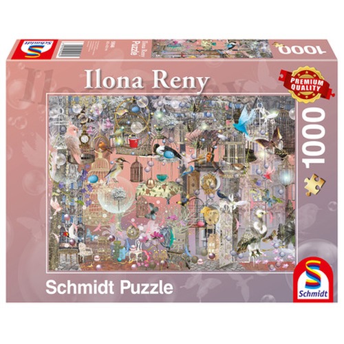 PQ Puzzle 1000 el. ILONA RENY Różowe piękno