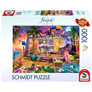 PQ Puzzle 1000 el. JEFF HAYNIE Mobilny domek przy plaży