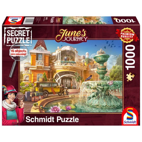 PQ Puzzle 1000 el. JUNE\'S JOURNEY (Secret Puzzle) Rodzinny dom na Wyspie Orchidei