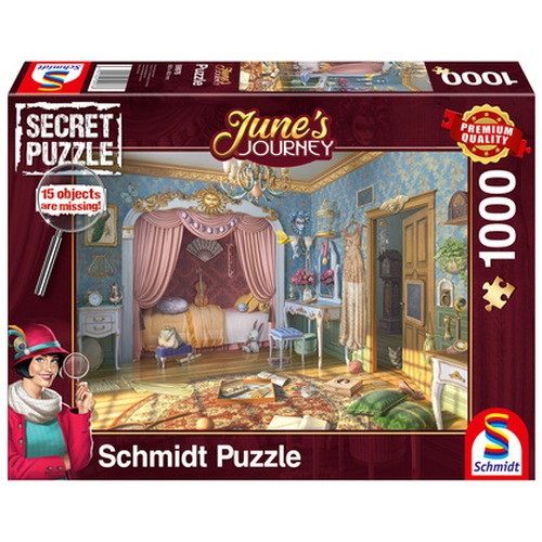 PQ Puzzle 1000 el. JUNE\'S JOURNEY (Secret Puzzle) Sypialnia June