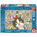 PQ Puzzle 1000 el. Kocia mimika