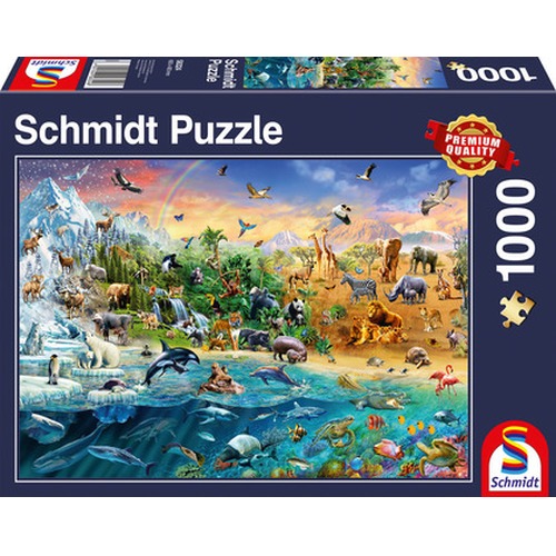 PQ Puzzle 1000 el. Królestwo zwierząt
