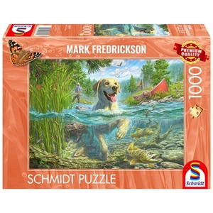 PQ Puzzle 1000 el. MARK FREDRICKSON Labrador na rybach