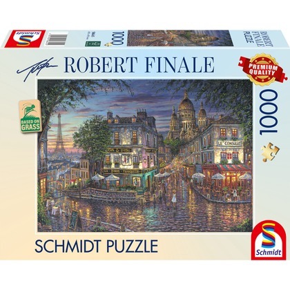 PQ Puzzle 1000 el. ROBERT FINALE Dzielnica Montmartre / Paryż / Francja
