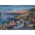 PQ Puzzle 1000 el. ROBERT FINALE Zachód słońca na Santorini / Grecja