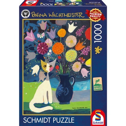 PQ Puzzle 1000 el. ROSINA WACHTMEISTER Biały kot