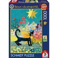PQ Puzzle 1000 el. ROSINA WACHTMEISTER Kot w morzu kwiatów
