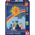 PQ Puzzle 1000 el. ROSINA WACHTMEISTER Koty, słońce, tęcza